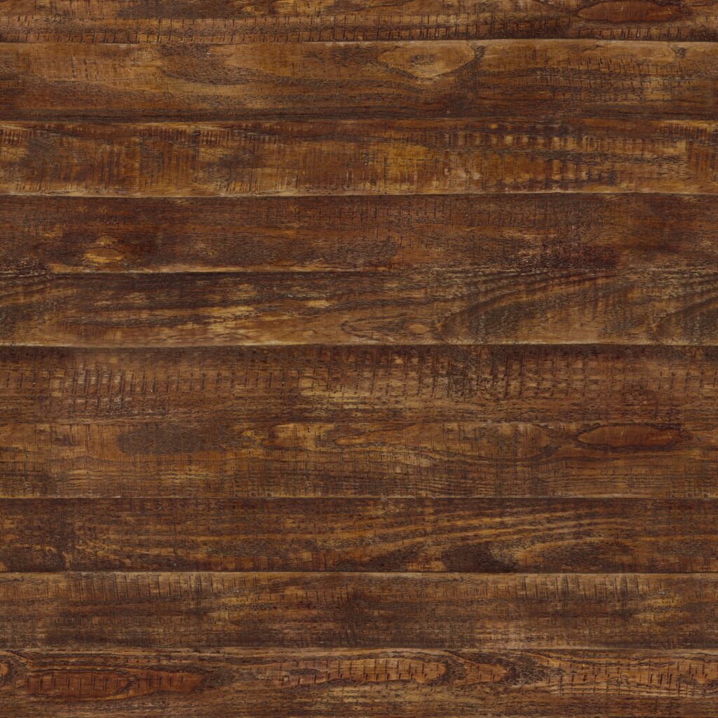 Polyhaven free 4k pine wood texture with coated finish: warm brown planks, visible knots, rough-hewn grain and subtle varnish sheen.
